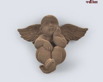Angel baby 3d puzzle  cut wood diy wooden akz.vn