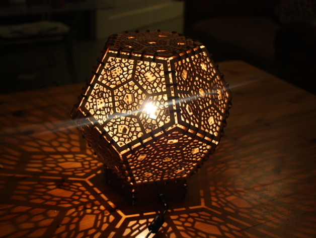 Dodecahedron Shadow Lamp   
