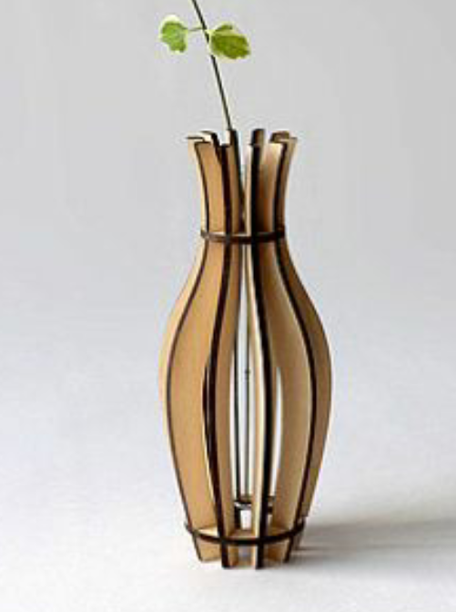 Ply wood Vase  