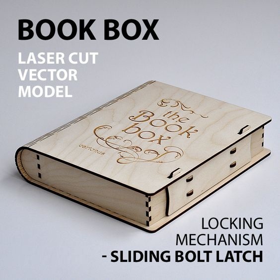 Wooden BOOK-BOX  